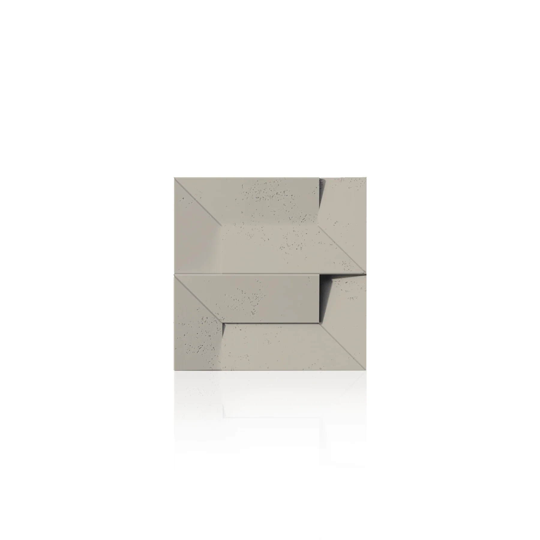 3D Concrete Wall Panels TRANSFORMER colour swatch on white background DecorMania.eu